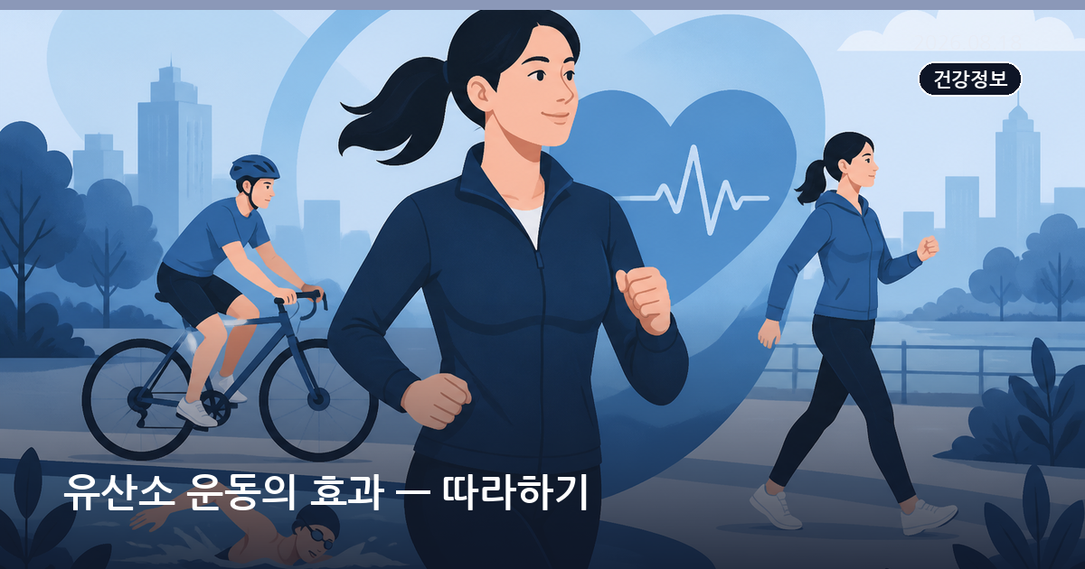 유산소 운동의 효과 — 따라하기