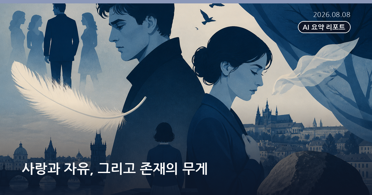 사랑과 자유, 그리고 존재의 무게